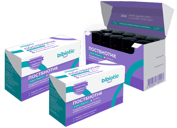 3x Постбиотик Bibiotic® за деца и възрастни